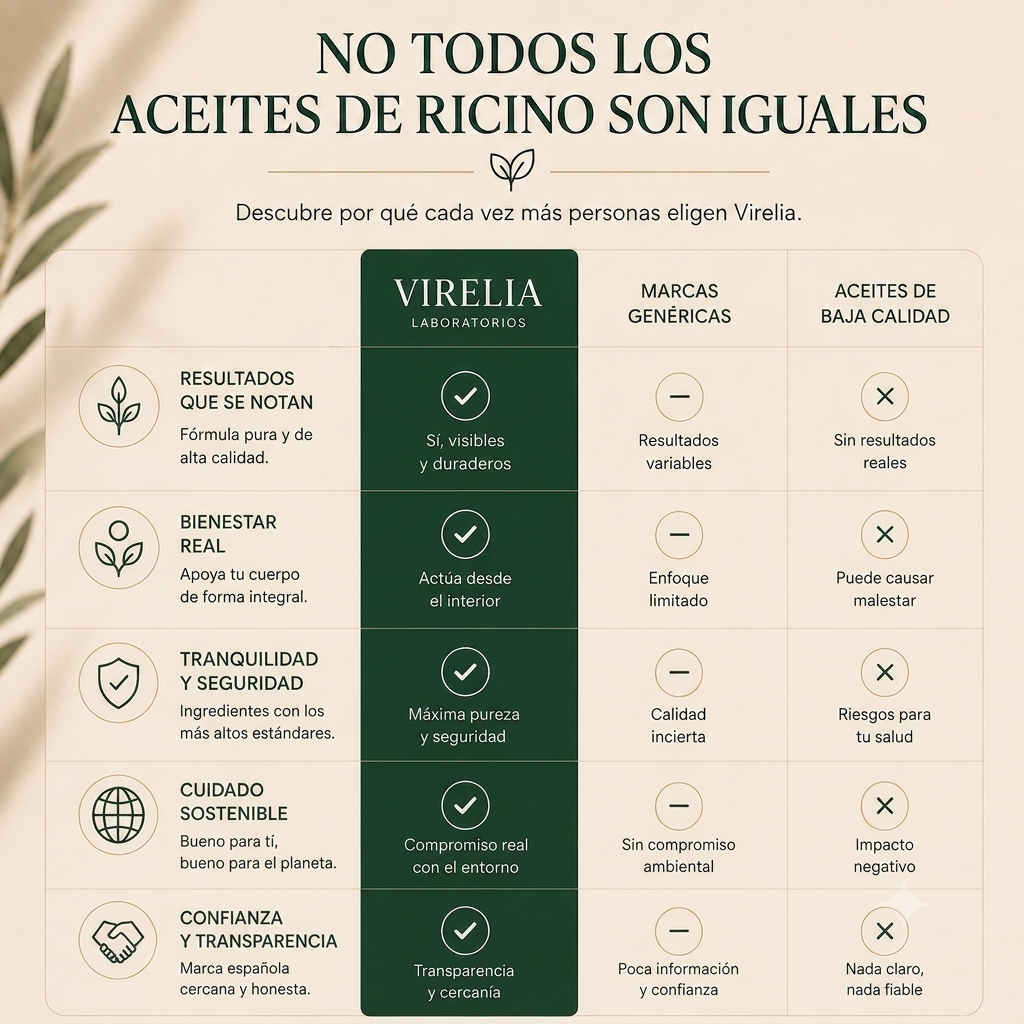 Ritual Nocturno Virelia®  Pack completo de Aceite de Ricino